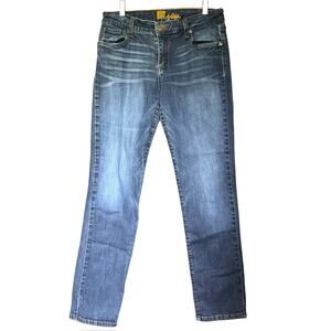KUT FROM THE KLOTH BLUE STRAIGHT LEG JEANS SIZE 8